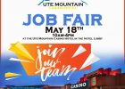 Job Fair Ute Mountain Casino Hotel - May 2022